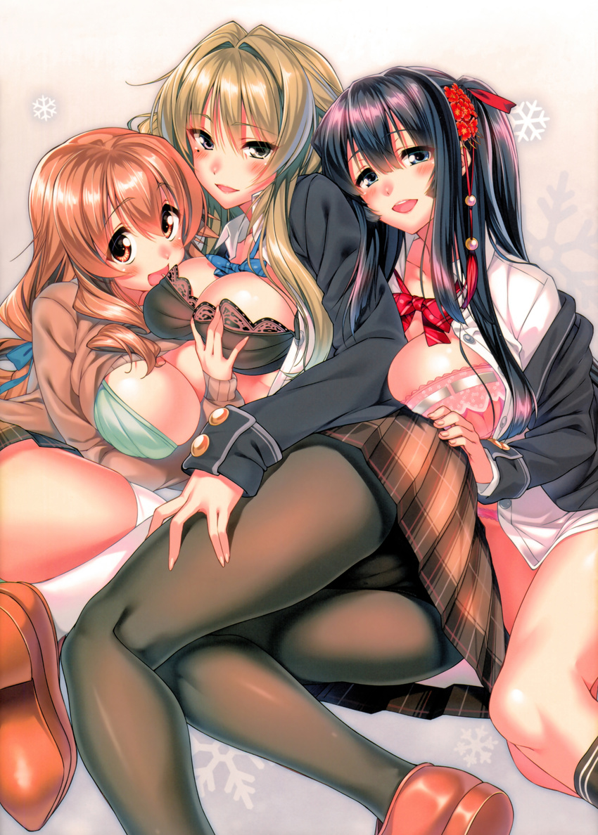 amakano azarashi_soft hoshikawa_koharu kanbayashi_mizuki piromizu seifuku takayashiro_sayuki