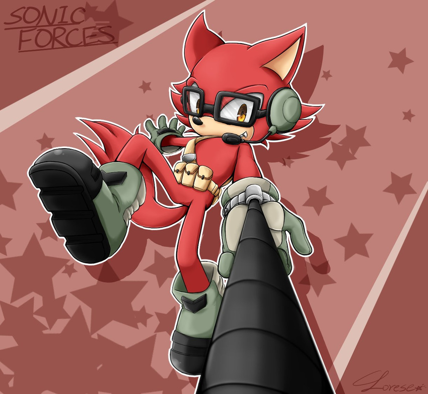 2017 canine clothing custom_character_(sonic_forces) eyewear fur glasses gloves hi_res male mammal solo songoku801019 sonic_(series) sonic_forces video_games wolf