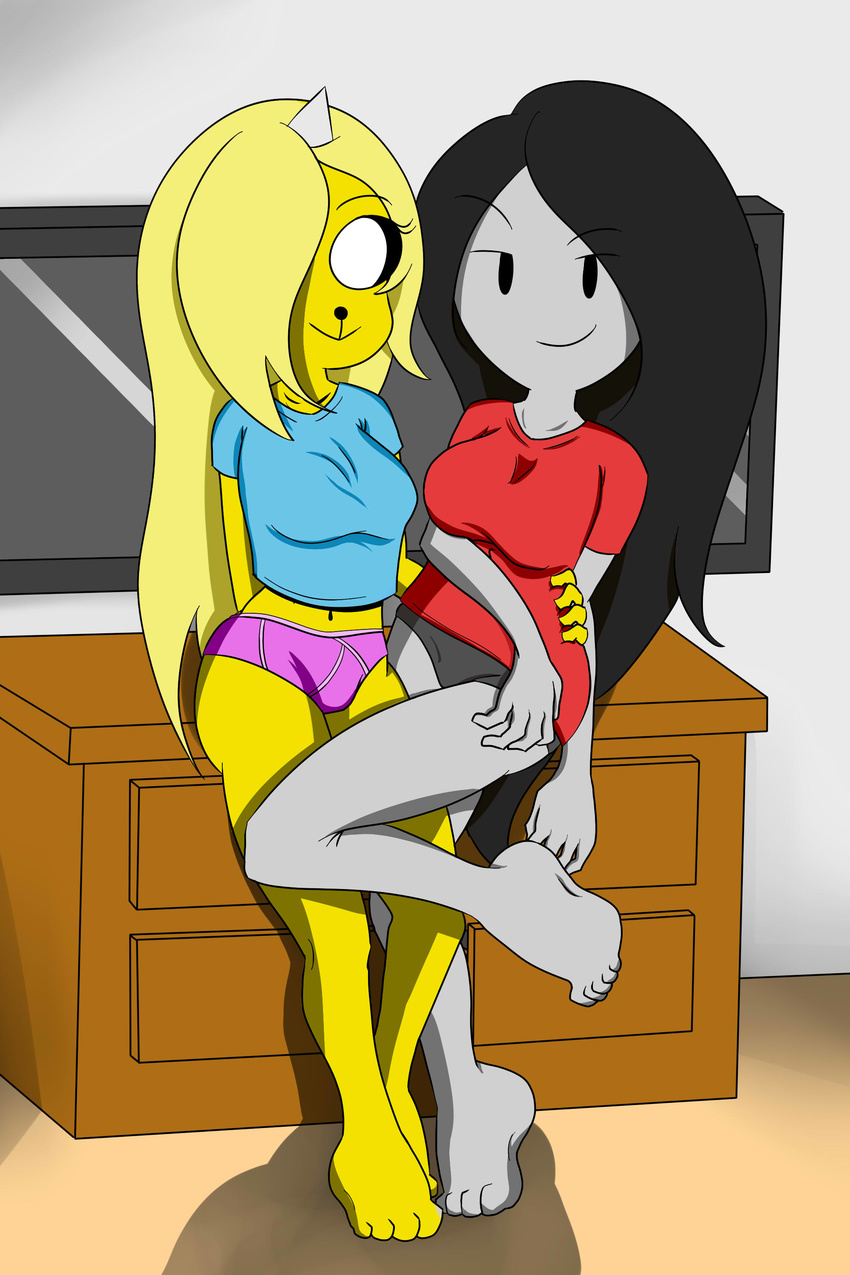 adventure_time bronwyn cartoon_network clothing female marceline panties underwear