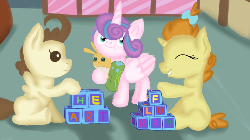 flurry_heart_(mlp) friendship_is_magic jbond my_little_pony pound_cake_(mlp) pumpkin_cake_(mlp) toy