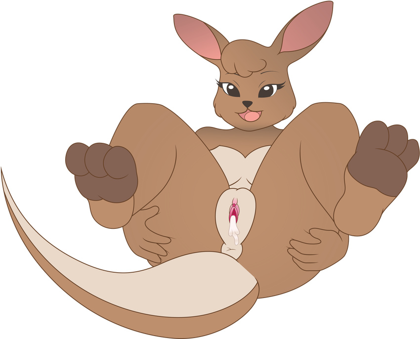 2017 after_sex anthro anthrofied anus breasts butt clitoral_hood clitoris cum cum_in_pussy cum_inside digital_media_(artwork) female infamousrel kangaroo mammal marsupial matilda nude open_mouth plump_labia pokeandpenetrate presenting presenting_pussy pussy skippy:_adventures_in_bushtown soles solo spread_legs spreading vaginal