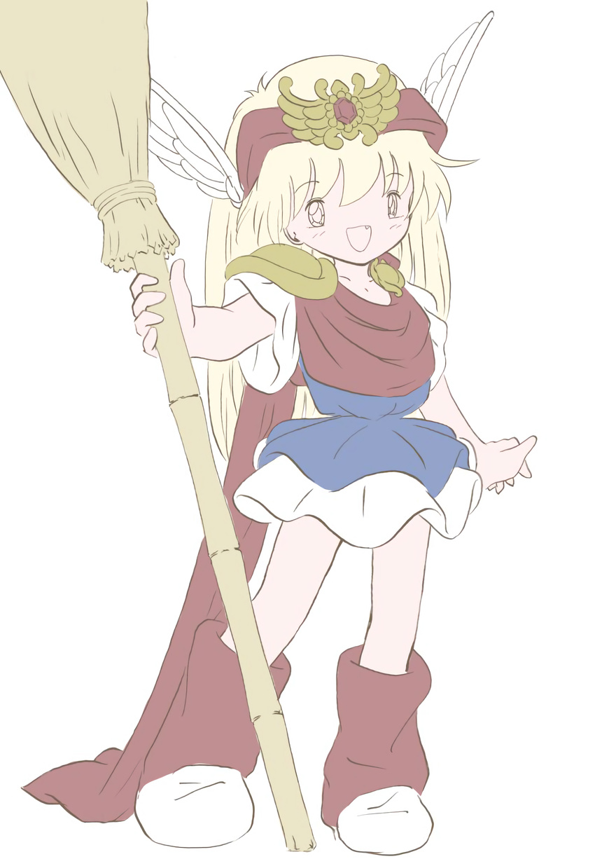 akazukin_chacha broom coloring magical_princess open_eyes sketch standing