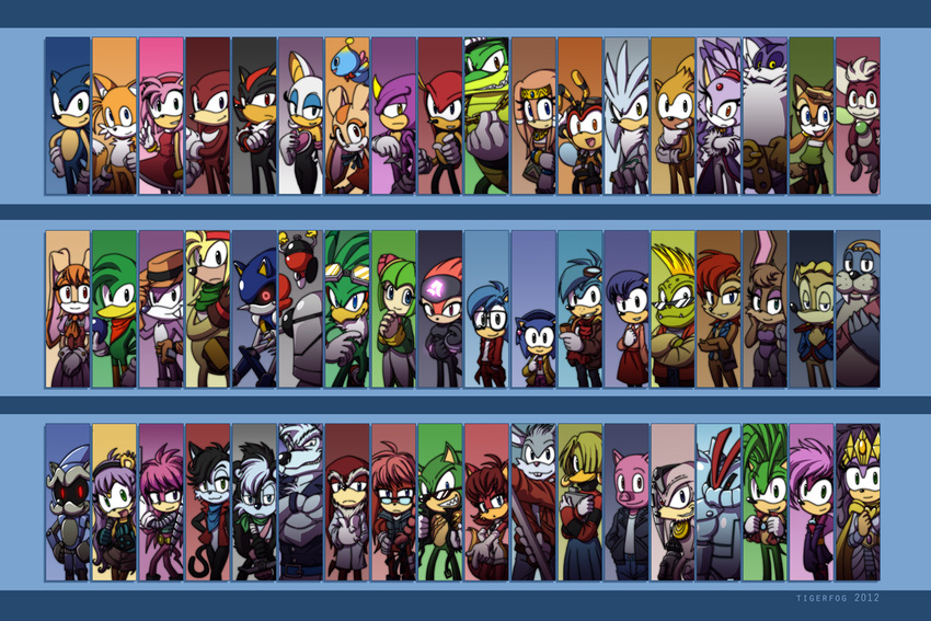 amy_rose anita antoine_d'coolette anton bark_the_polar_bear bean_the_dynamite big_the_cat blaze_the_cat bomb brenda bunnie_rabbot charmy_the_bee cheese_the_chao chip_(sonic) cosmo cream_the_rabbit doctor_zachary drago_wolf espio_the_chameleon explosives fan_character fiona_the_fox fleetway geoffrey_st_john heavy_the_robot hershey_the_cat jet_the_hawk johnny_lightfoot julie-su knuckles_the_echidna lara-su lineup locke_the_echidna manic_the_hedgehog marine_the_raccoon metal_sonic mighty_the_armadillo miles_prower mina_the_mongoose multiple_images nack_the_weasel nicky paulie porker_lewis queen_aleena ray_the_flying_squirrel rotor_the_walrus rouge_the_bat sally_acorn scourge_the_hedgehog shade_the_echidna shadow_the_hedgehog shortfuse_the_cybernik silver_the_hedgehog sonia_the_hedgehog sonic_(series) sonic_riders sonic_the_hedgehog sonic_unleashed tekno_the_canary tigerfog tikal_the_echidna uncle_chuck vanilla_the_rabbit vector_the_crocodile