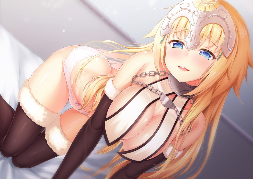 fate/apocrypha fate/grand_order fate/stay_night pantsu ruler_(fate/apocrypha) thighhighs zuizhong