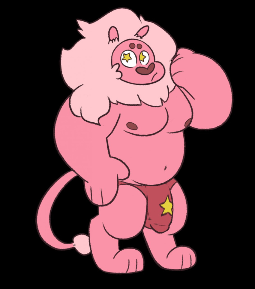 anthro bulge cartoon_network clothing feline lion lion_(steven_universe) lovelierfreak male mammal solo steven_universe underwear