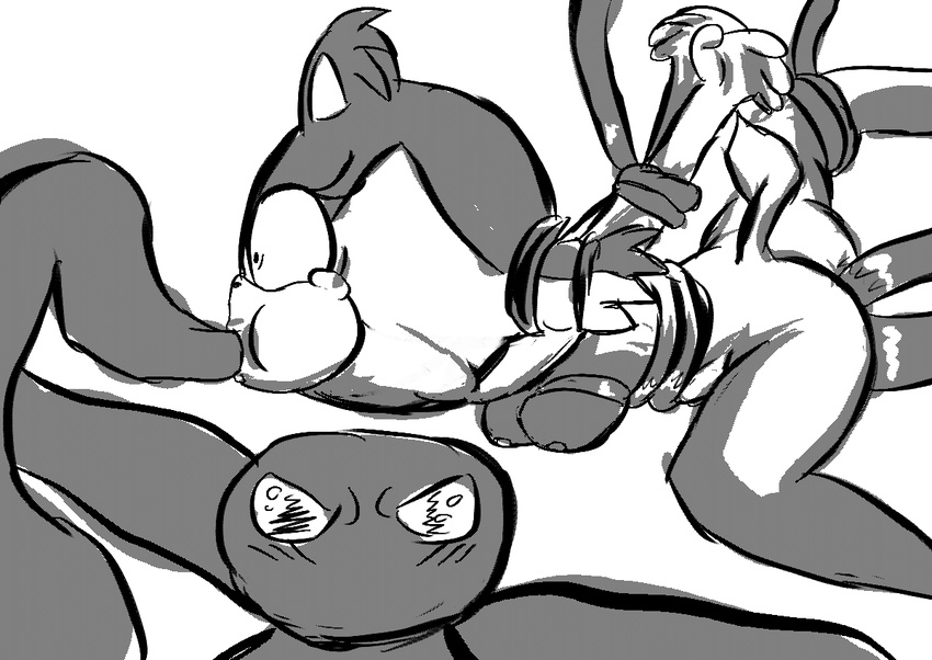 anthro blush female forced male male/female mammal nipples nude open_mouth penetration rape sonic_(series) sonic_boom sticks_the_jungle_badger tears tentacles vaginal vaginal_penetration