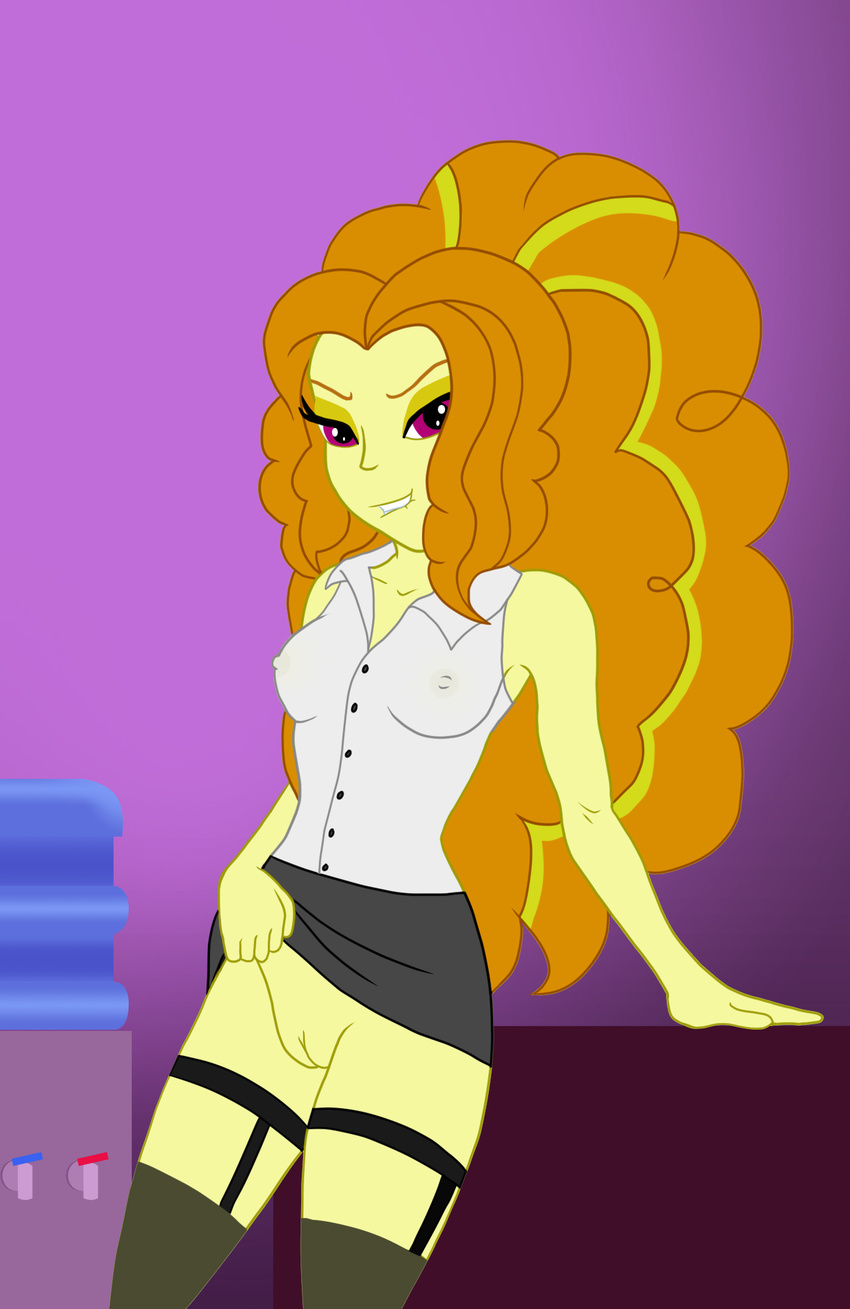 2017 adagio_dazzle_(eg) astraldog breasts clothed clothing equestria_girls female hi_res humanoid looking_at_viewer mammal my_little_pony not_furry pussy solo