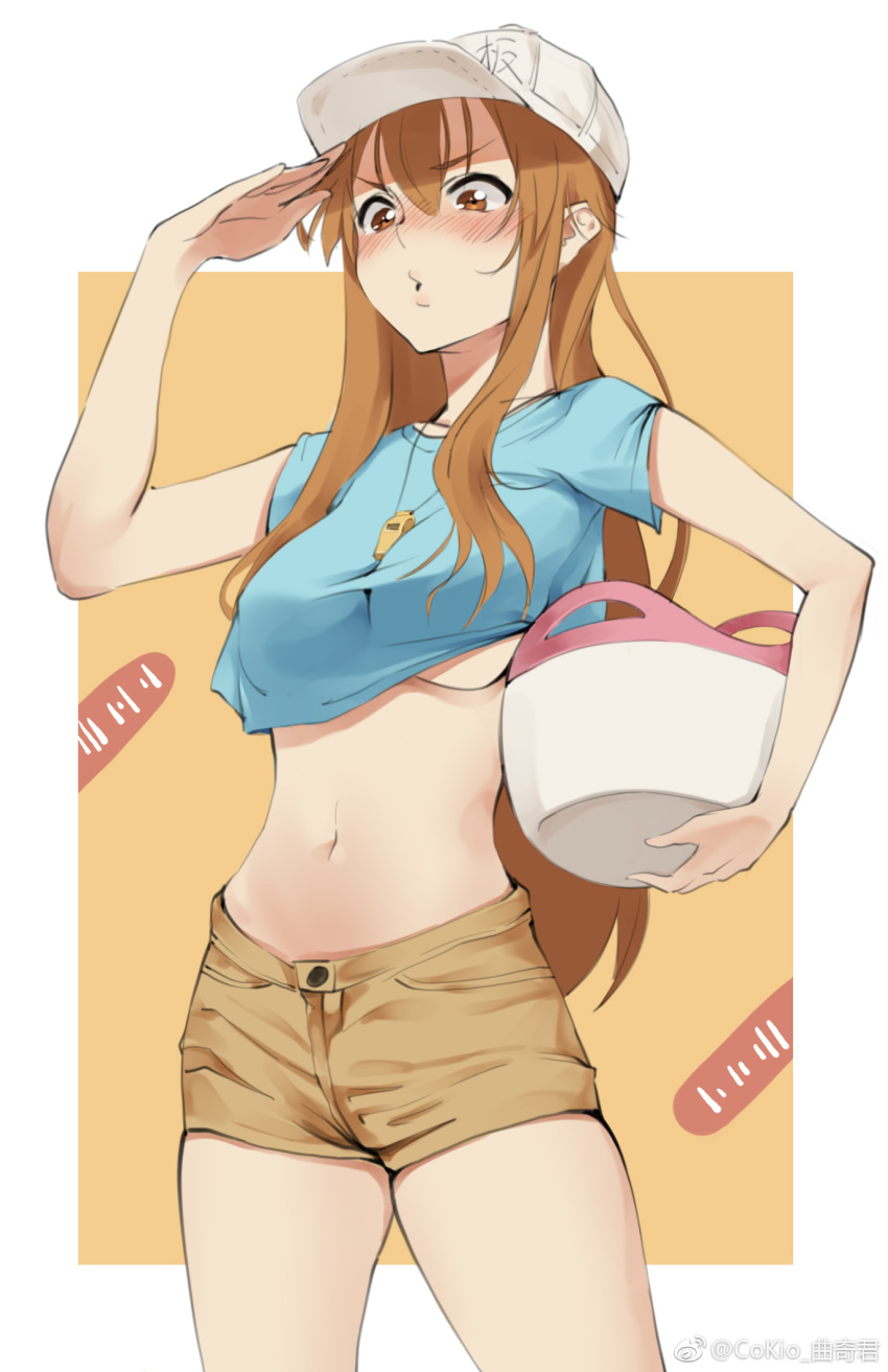 cokio hataraku_saibou kesshouban tagme underboob