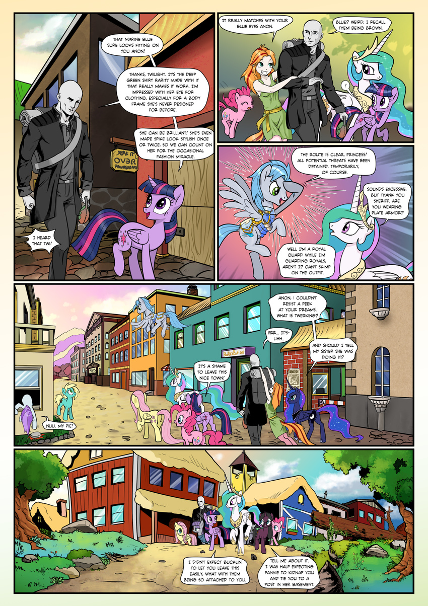 ! 2017 anon city comic dialogue earth_pony english_text equine fan_character female feral fluttershy_(mlp) friendship_is_magic hi_res horn horse human hybrid male mammal mascara_maroon maud_pie_(mlp) my_little_pony pegasus pencils_(artist) pinkie_pie_(mlp) pony princess_celestia_(mlp) princess_luna_(mlp) satyr sky_shatter text unicorn winged_unicorn wings