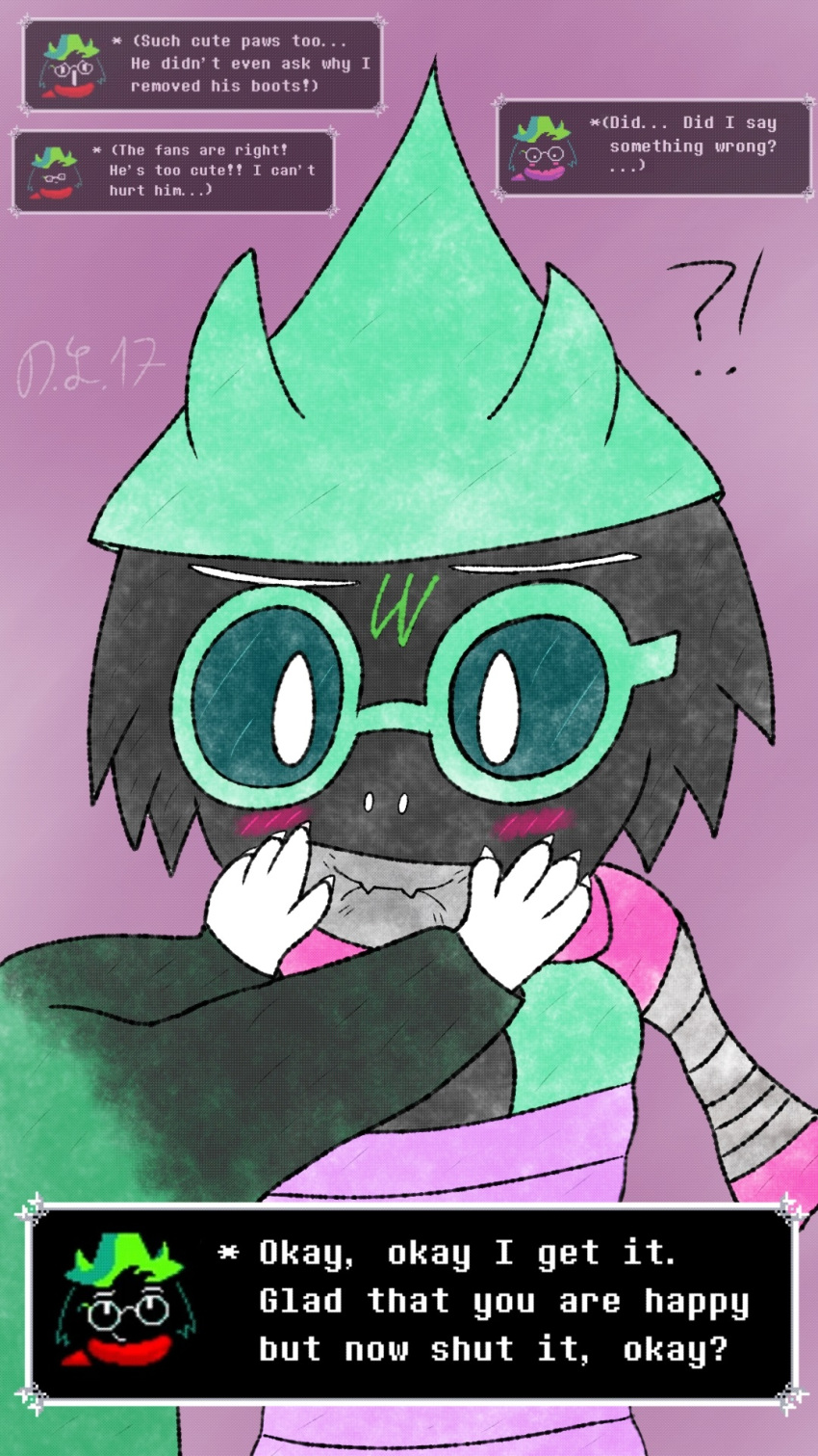 au bdsm bondage bound captured deltarune devluca17 gag gagged hi_res noyno ralsei restrained ribbit taped tiedup undertale_(series)