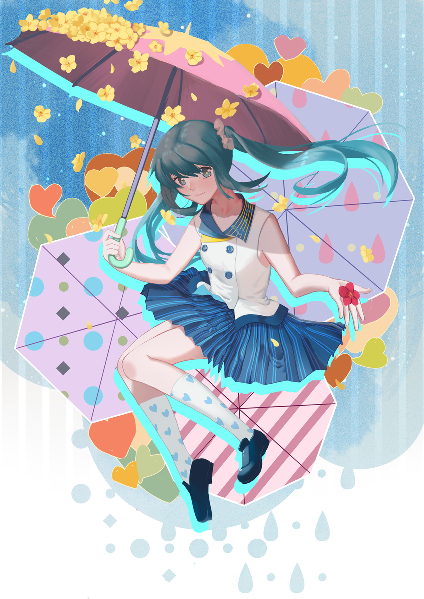 hatsune_miku tagme umbrella vocaloid yal