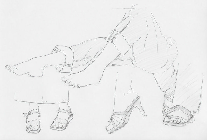 akazukin_chacha magical_princess sandal shoe sketch