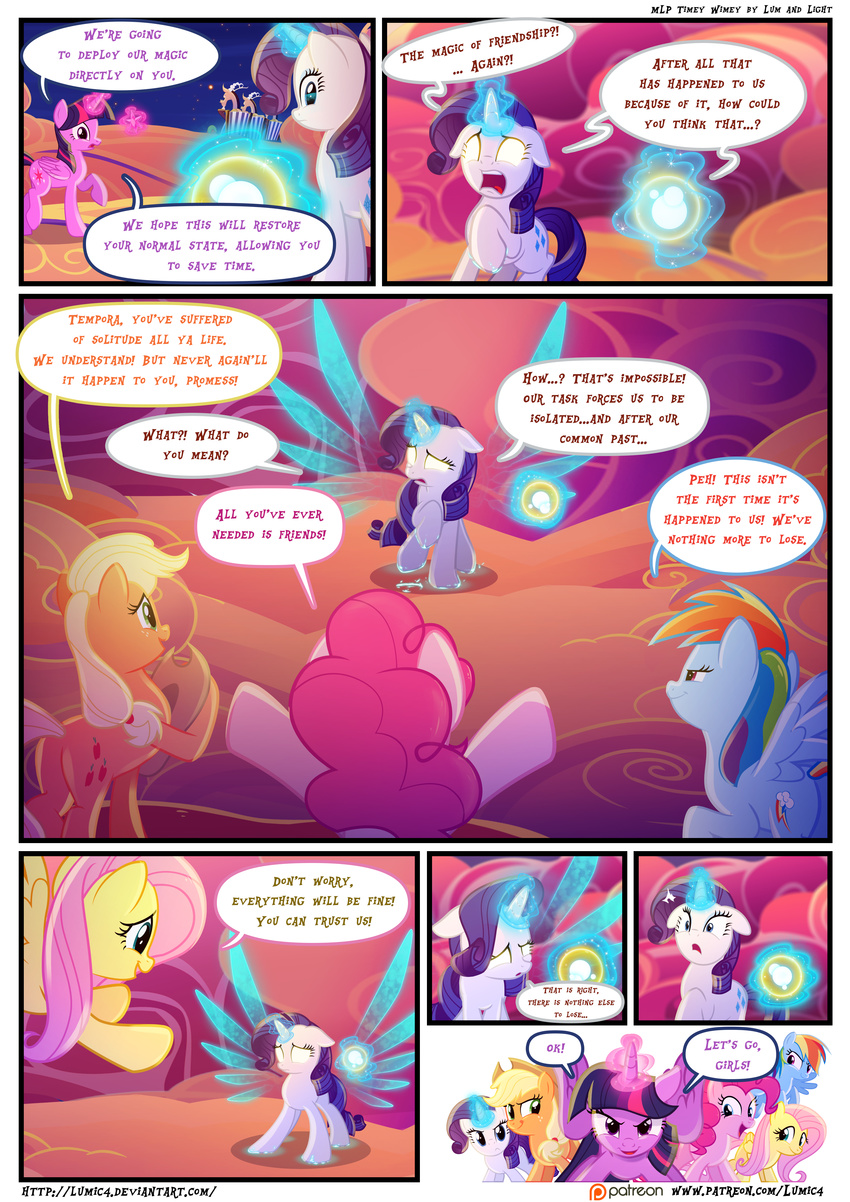 2017 absurd_res applejack_(mlp) discord_(mlp) english_text equine female fluttershy_(mlp) friendship_is_magic hi_res horn light262 male mammal my_little_pony pegasus pinkie_pie_(mlp) princess_tempora rainbow_dash_(mlp) rarity_(mlp) text twilight_sparkle_(mlp) unicorn winged_unicorn wings