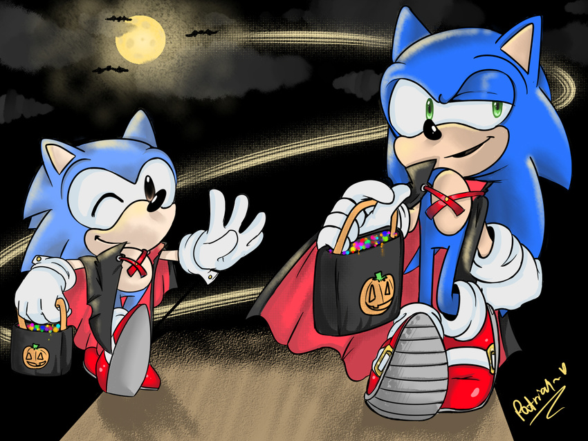 clothing gloves green_eyes halloween holidays male patrial sonic_(series) sonic_the_hedgehog