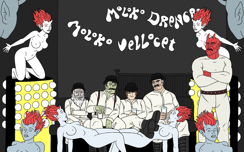 a_clockwork_orange callie_maggotbone coelasquid frank_grimes leonard_powers mark_lilly randall_skeffington twayne_the_bone_raper ugly_americans