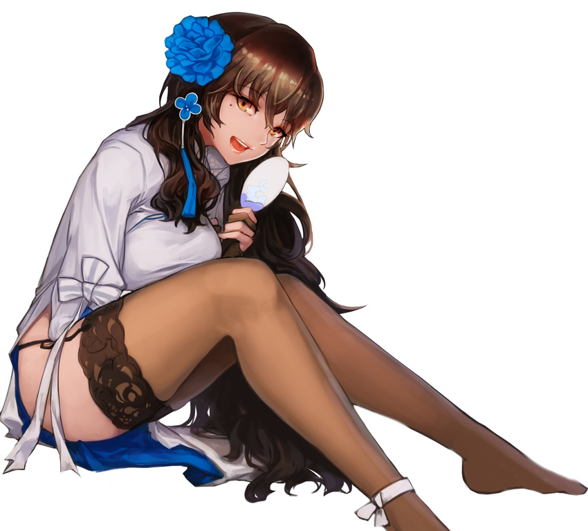 asian_clothes girls_frontline kibellin qbz-95 stockings thighhighs