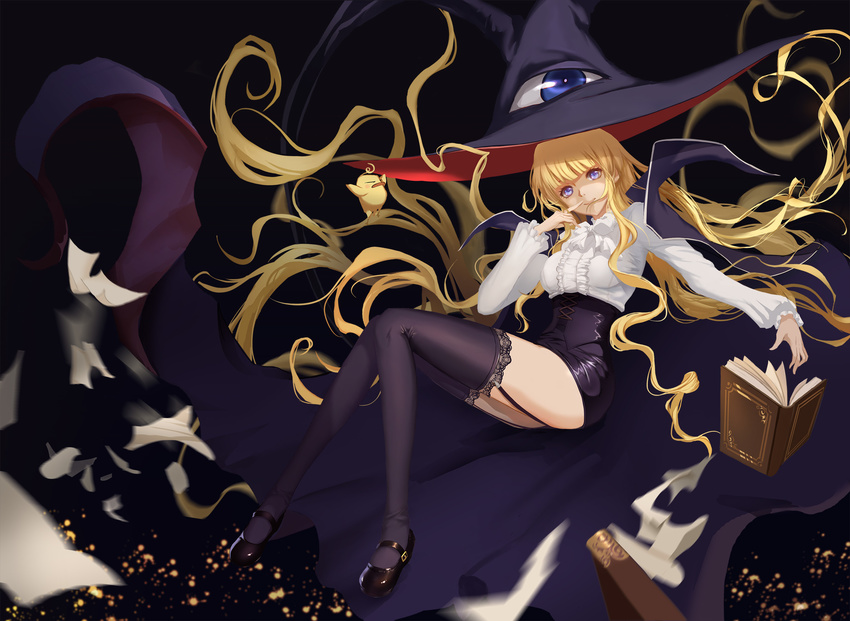 ken-chan lilith stockings taichi_(yirkorn) thighhighs witch yami_to_boushi_to_hon_no_tabibito