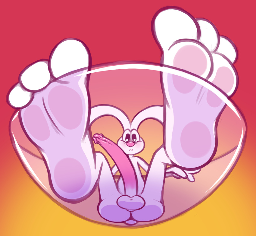 2015 3_toes anthro arm_support balls big_penis biped black_eyes blush bowl butt butt_squish digital_drawing_(artwork) digital_media_(artwork) erection feet floppy_ears foot_fetish foot_focus general_mills humanoid_feet humanoid_hands humanoid_penis hyper hyper_feet lagomorph leaning_on_elbow long_penis looking_at_viewer looking_down low-angle_view male mammal mascot nude on_glass penis pink_nose pink_penis rabbit reclining retracted_foreskin short_tail shy sitting solo toes trix trix_rabbit uncut warm_colors white_balls white_tail wide_eyed worm's-eye_view yowesephth