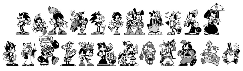 alpha_channel amy_rose antoine_d'coolette archie_comics bark_the_polar_bear bean_the_dynamite black_and_white blaze_the_cat bunnie_rabbot charmy_bee cheese_the_chao cream_the_rabbit dr._eggman e-123_omega espio_the_chameleon ixis_naugus jongraywb knuckles_the_echidna marine_the_raccoon maximilian_acorn mighty_the_armadillo miles_prower monochrome nack_the_weasel nicole_the_lynx ray_the_flying_squirrel rotor_the_walrus rouge_the_bat sally_acorn shadow_the_hedgehog silver_the_hedgehog simple_background snively sonic_(series) sonic_the_hedgehog thrash_the_tasmanian_devil transparent_background uncle_chuck vanilla_the_rabbit vector_the_crocodile video_games