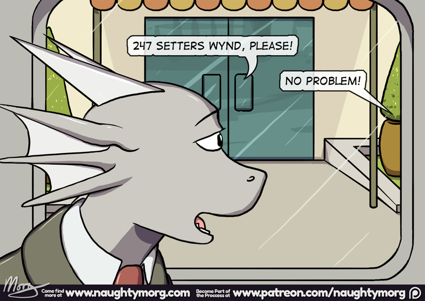 comic dialogue dragon english_text male naughtymorg scalie solo_focus text unseen_character