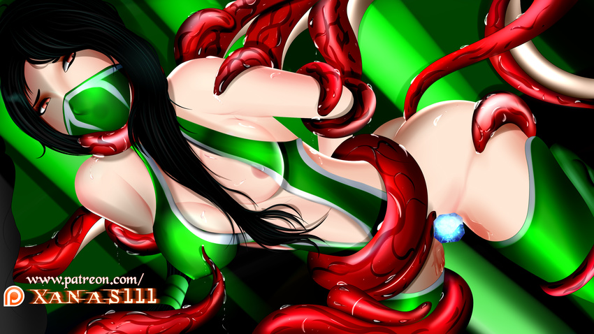 akali bondage boobies breasts censored hentai league_of_legends long_hair pussy pussy_juice sexy tentacles