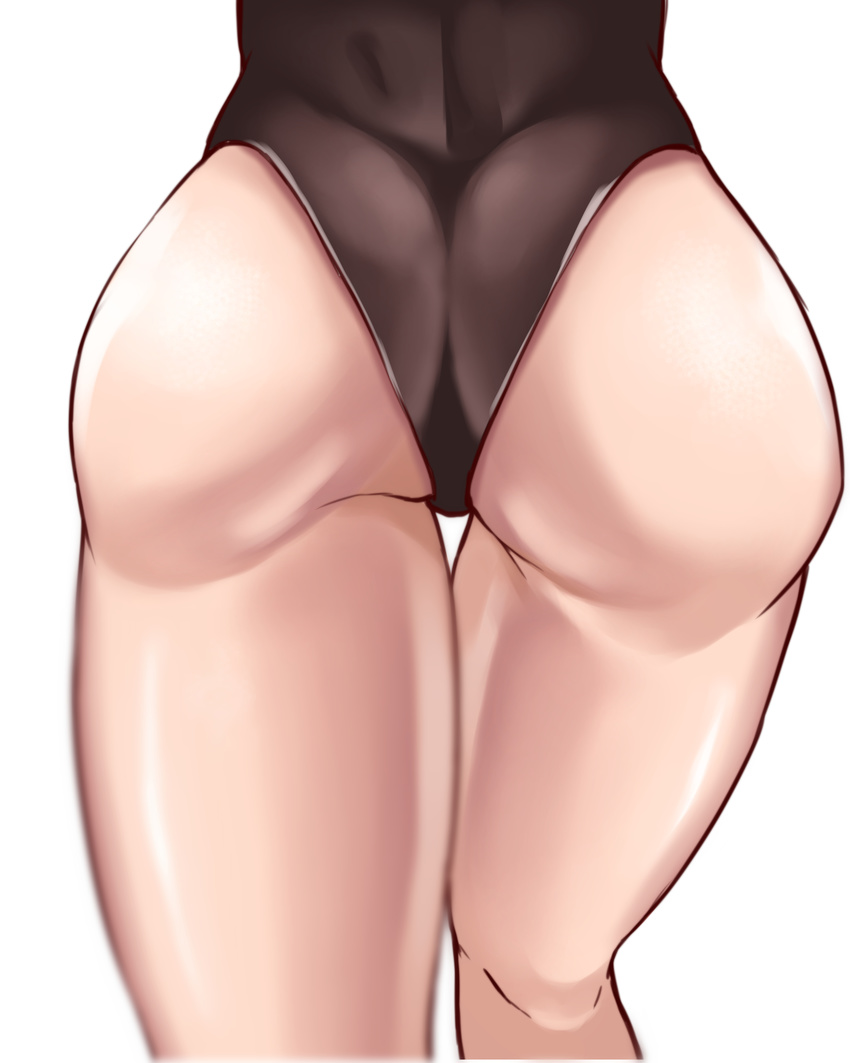 absurdres alternate_costume ass black_leotard closed_mouth commentary_request cowboy_shot fate/grand_order fate_(series) highres kisaragi_(legobionicle23) leotard mash_kyrielight thigh_gap