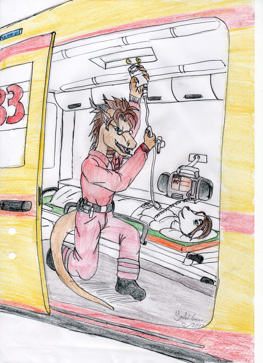 ambulance canine clothing dragon finland mammal paramedic patient uniform yoshitoki92