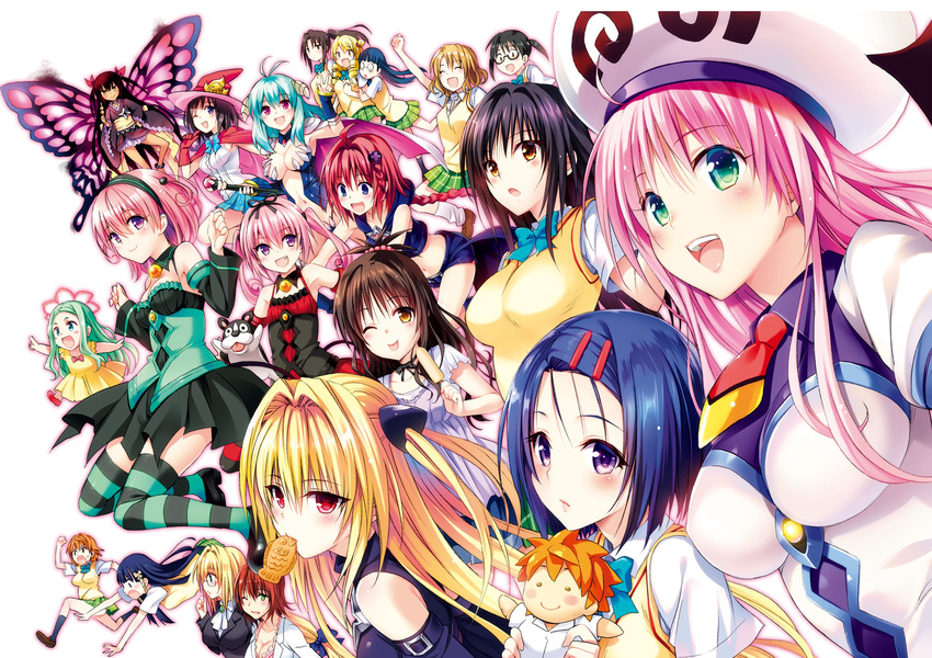 celine_(to_love_ru) fujisaki_aya golden_darkness kirisaki_kyouko kotegawa_yui kujou_rin kurosaki_mea lala_satalin_deviluke master_nemesis mikado_ryouko momioka_risa momo_velia_deviluke murasame_oshizu nana_asta_deviluke run_elsie_jewelria sairenji_haruna sawada_mio tearju_lunatique tenjouin_saki to_love_ru to_love_ru_darkness yabuki_kentarou yuuki_mikan yuuki_rito