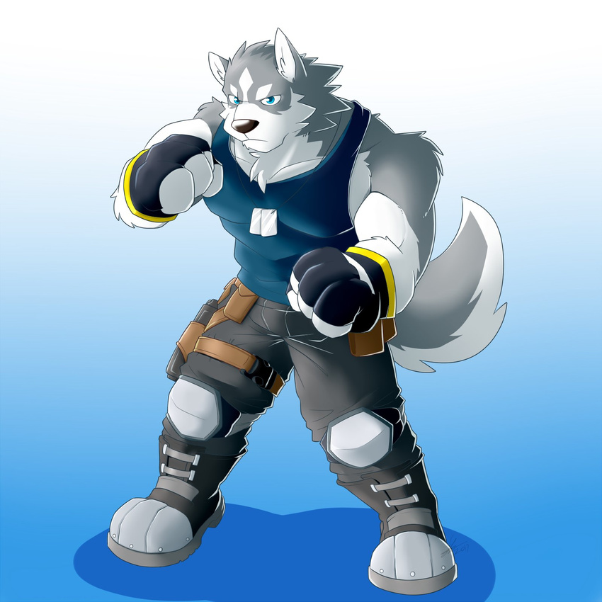 2017 anthro canine clothed clothing digital_media_(artwork) dog fur greydaboy hi_res husky male mammal simple_background