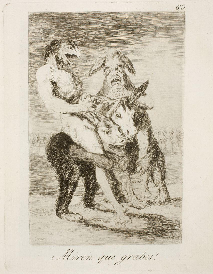 1799 18th_century ambiguous_gender ancient_furry_art animal_humanoid anthro aquatint avian bird carrying claws crowd donkey eagle equine etching feral francisco_goya fur group hi_res humanoid hybrid license_info los_caprichos male mammal monochrome nude open_mouth piggyback proper_art public_domain riding satire sepia spanish_text text traditional_media_(artwork)