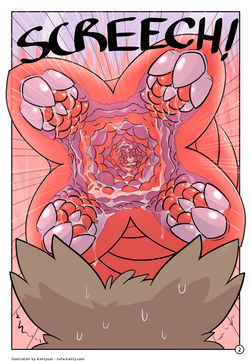 brown_fur comic fur gummy_worm imminent_vore kaittycat kotetsu_redwood mouth_shot nintendo pok&eacute;mon pok&eacute;mon_(species) saliva size_difference video_games vore worm zigzagoon