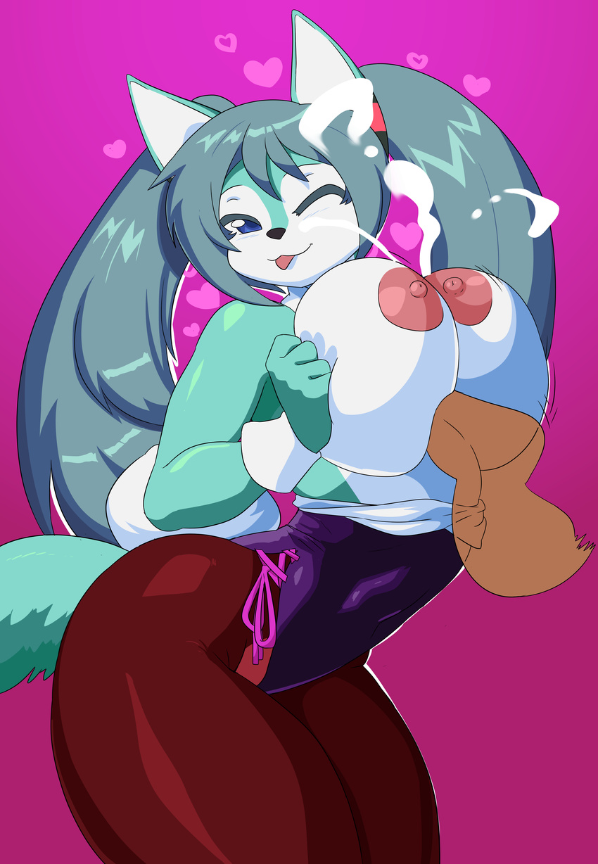 &lt;3 2018 absurd_res anthro areola big_breasts blue_eyes blue_fur bow_tie breast_grab breast_squeeze breasts bunny_costume canine clothing costume crossgender cum cum_on_breasts disembodied_penis ejaculation female fox fur fur_markings hair hand_on_breast hi_res juzztie legwear leotard long_hair male male/female mammal markings nipples one_eye_closed penis pigtails roflfox sex shirt_collar simple_background stockings titfuck tongue tongue_out white_fur wink wrist_cuff