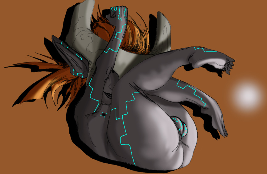 balls big_butt bolt-s_(artist) butt humanoid markings midna nintendo nipples not_furry short_stack solo solo_focus the_legend_of_zelda twili twilight_princess video_games