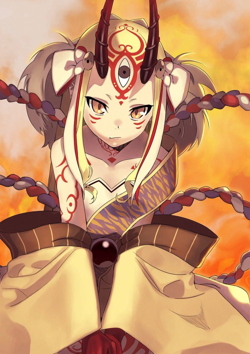 akamiso fate/grand_order horns ibaraki_douji_(fate/grand_order) tagme