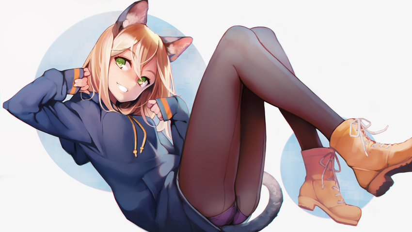 animal_ears ataruman heels nekomimi pantsu pantyhose tail