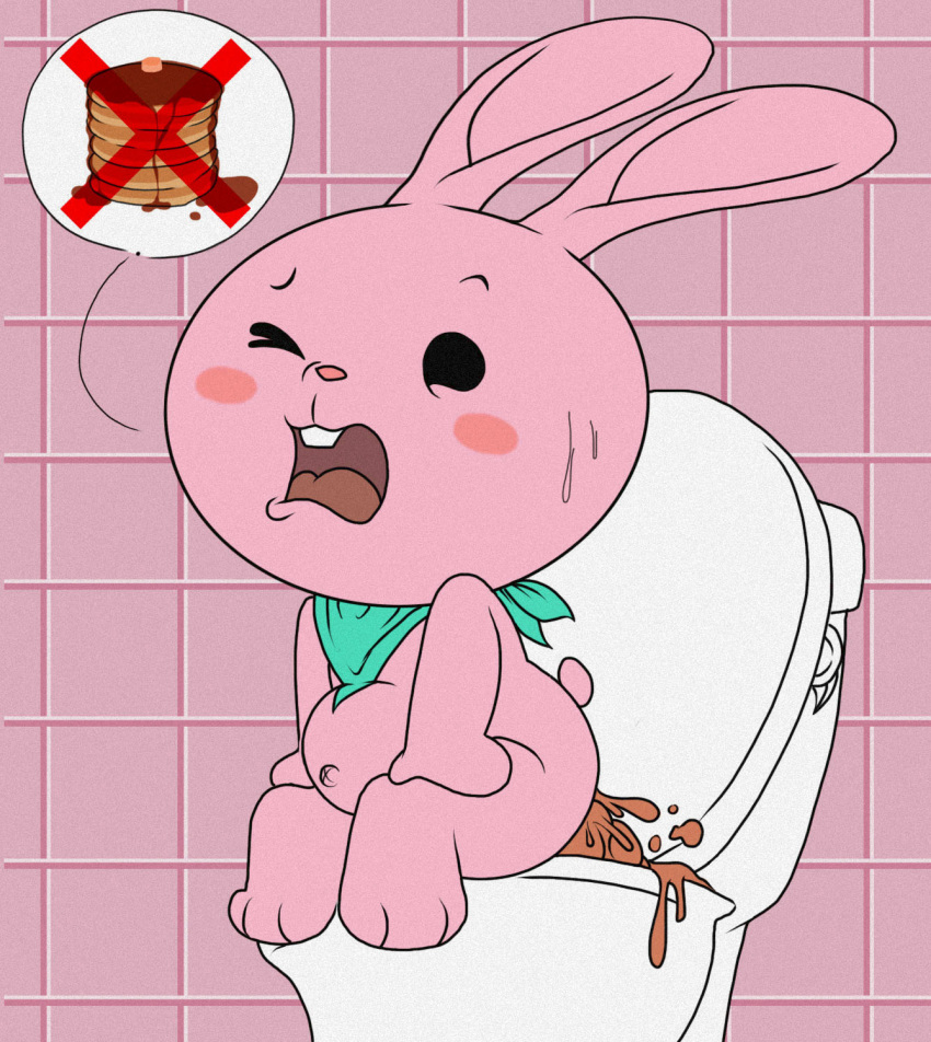 bakery bathroom blpanda cute dat desperation disney dump fart feces fed feed feeding female food forced gassy invalid_tag lagomorph mammal overweight pancake pooping rabbit scat toilet wreck-it_ralph wreck-it_ralph_2