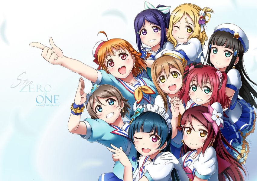 kunikida_hanamaru kurosawa_dia kurosawa_ruby love_live!_sunshine!! matsuura_kanan ohara_mari sakurauchi_riko shiimai takami_chika tsushima_yoshiko watanabe_you