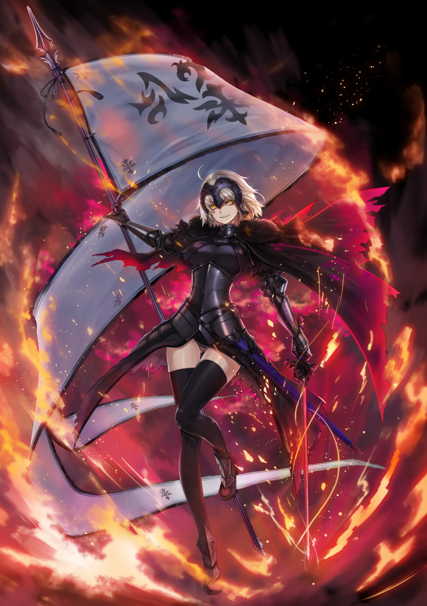 1girl absurdres bangs fate/grand_order fate_(series) highres jeanne_d'arc_(alter)_(fate) jeanne_d'arc_(fate)_(all) mhg_(hellma)