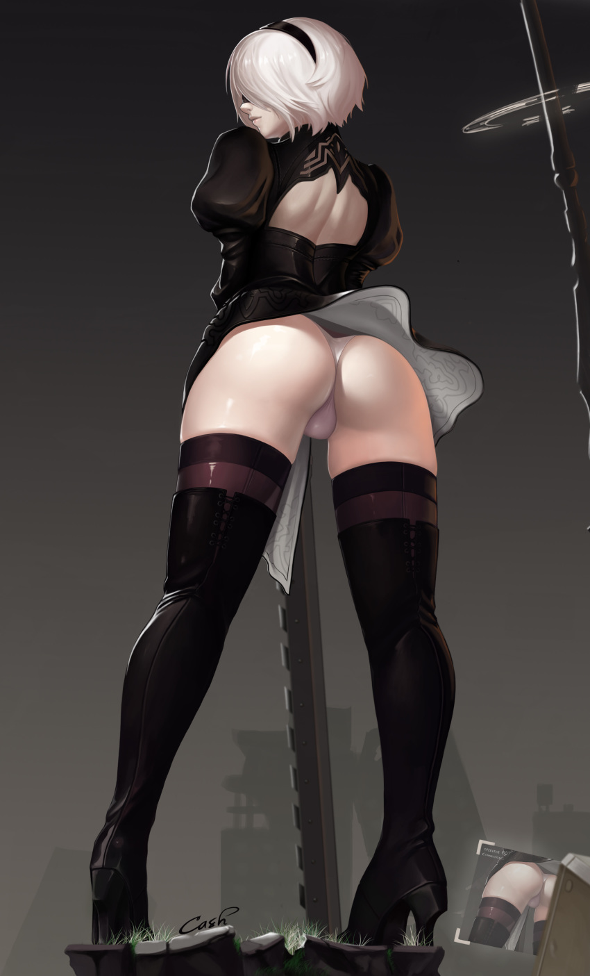 ass cash007 heels nier_automata sword yorha_no.2_type_b