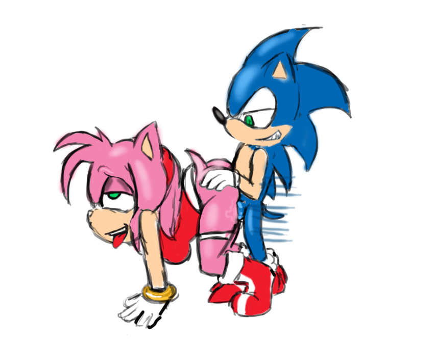 (series) amy_rose animated anthro female hedgehog male mammal sonic_(series) sonic_the_hedgehog