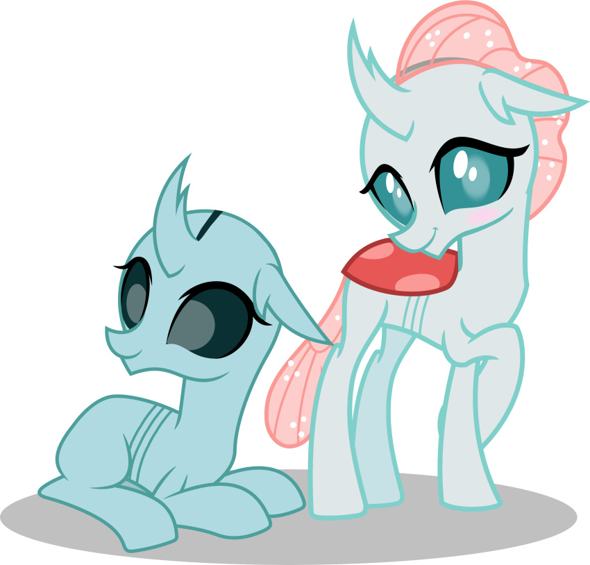 2018 absurd_res alpha_channel blush changeling cheezedoodle96 crossed_legs dashiesparkle edit female friendship_is_magic hi_res looking_at_viewer my_little_pony ocellus_(mlp) shedding shy simple_background slayerbvc smile solo transparent_background vector