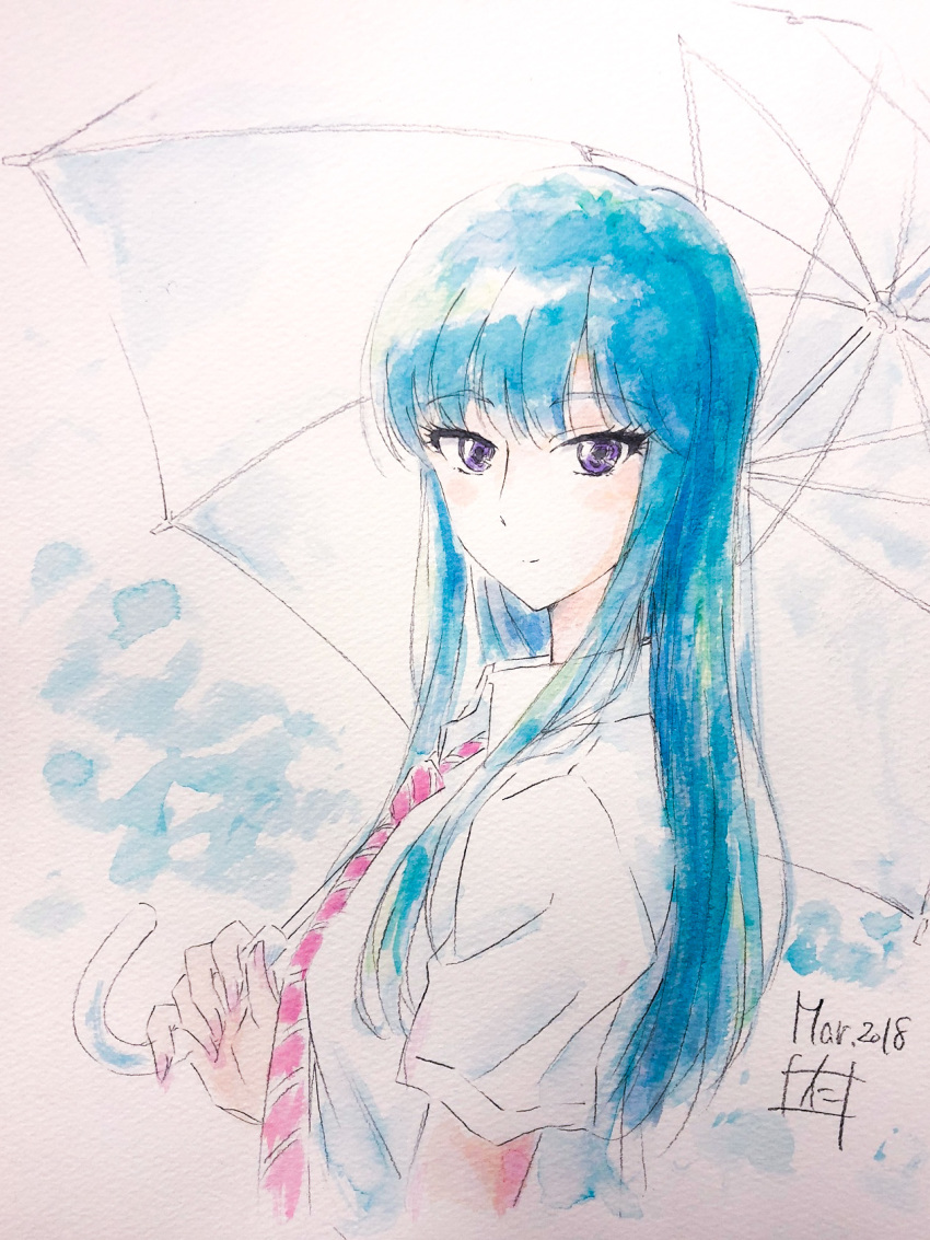 koi_wa_ameagari_no_you_ni seifuku sketch tachibana_akira tagme umbrella