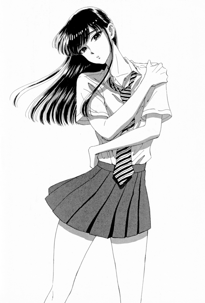 koi_wa_ameagari_no_you_ni mayuzuki_jun monochrome seifuku tachibana_akira uniform