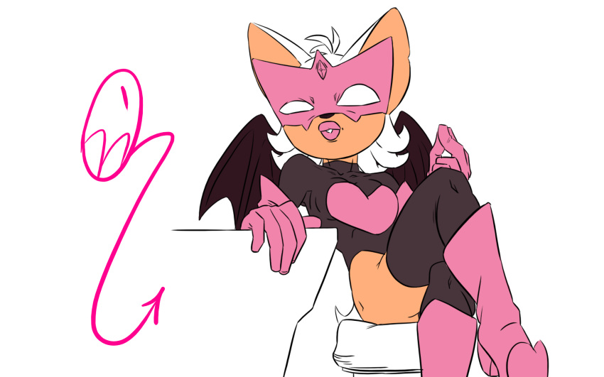 anthro bat bat_wings boots breasts clothing dc_comics female footwear gem gloves green_lantern_(series) handwear hi_res legwear lipstick makeup mammal membrane_(anatomy) membranous_wings ojisan_mopy pink_boots pink_clothing pink_footwear pink_gloves pink_handwear pink_lipstick pink_outfit rouge_the_bat sapphire_(gem) seductive sega skindentation small_breasts solo sonic_the_hedgehog_(series) star_sapphire thigh_highs wings