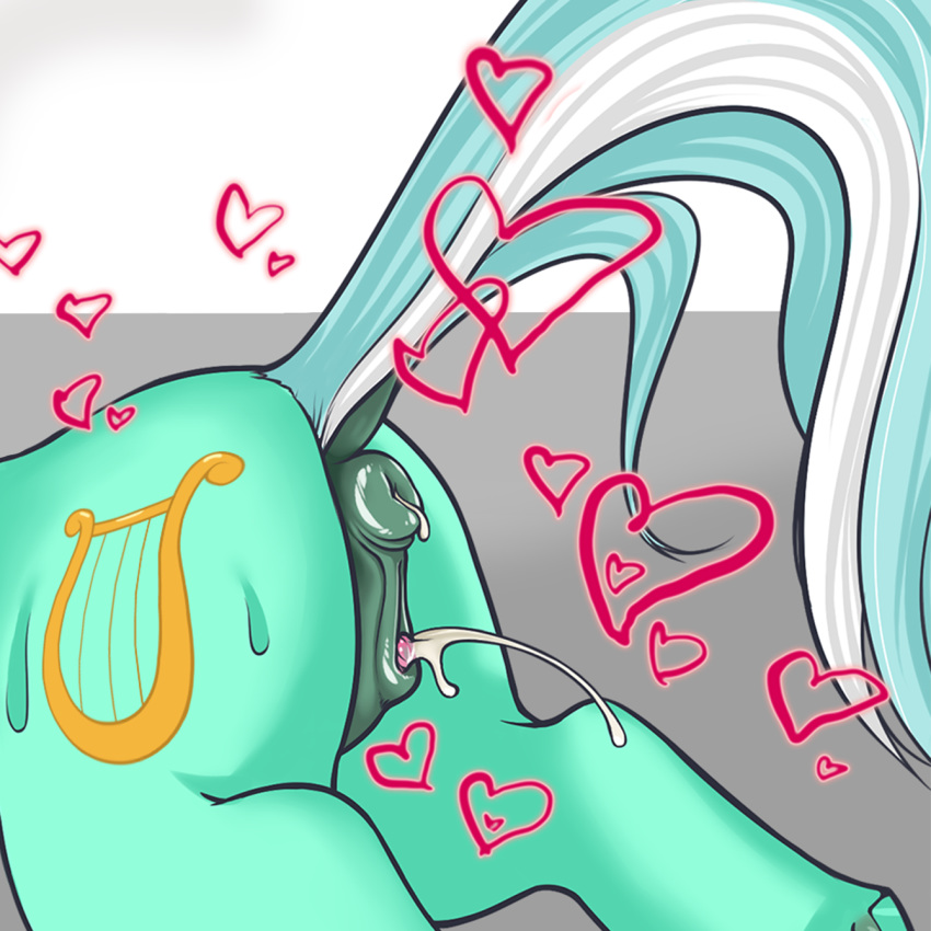 2018 anatomically_correct anatomically_correct_pussy animal_genitalia animal_pussy anus butt coinpo cutie_mark digital_media_(artwork) dock earth_pony equine equine_pussy female feral friendship_is_magic hi_res horse lyra_heartstrings_(mlp) mammal my_little_pony pony pussy pussy_juice solo