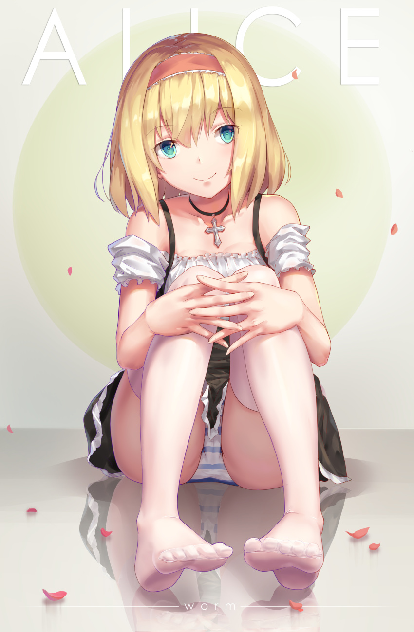 alice_margatroid cameltoe feet hei_huo_chong pantsu thighhighs touhou