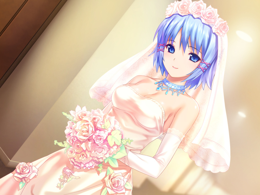 game_cg himuro_rikka koutaro tropical_kiss twinkle wedding_attire