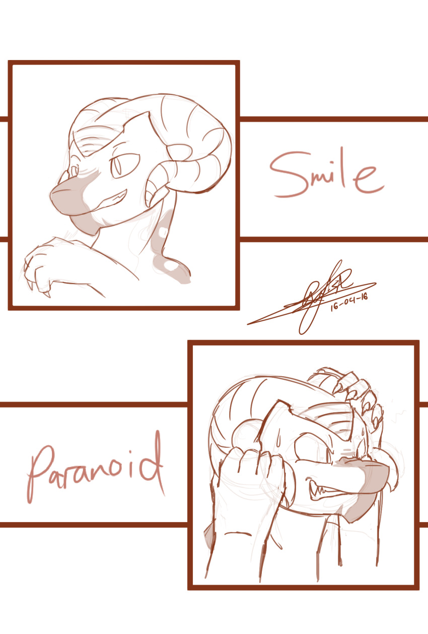 claws dragon headshot_portrait hi_res horn igneus male markings paws portrait scales scalie simple_background sketch solo teeth white_background wishdream
