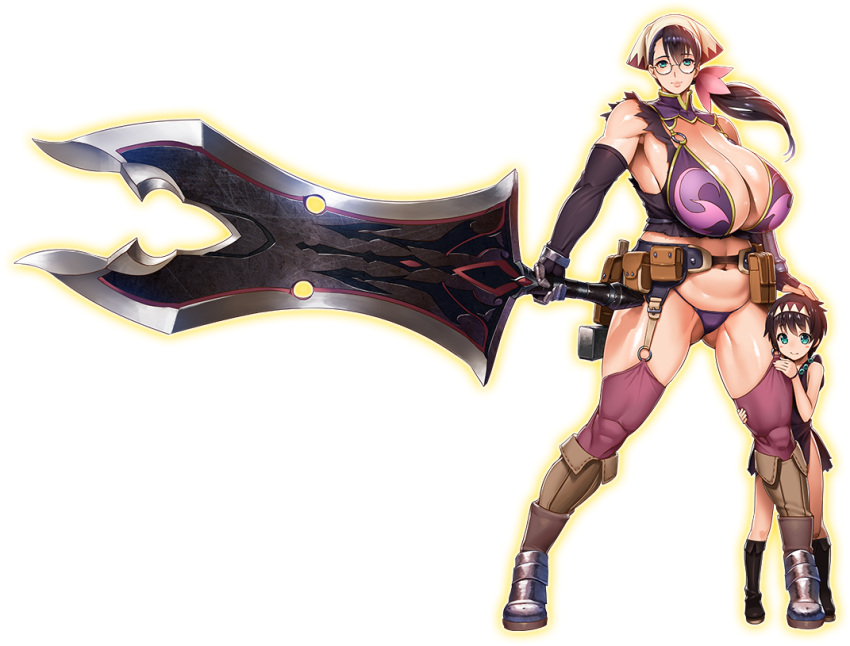 breasts cattleya huge_breasts milf queen's_blade queen's_blade_unlimited rana sword