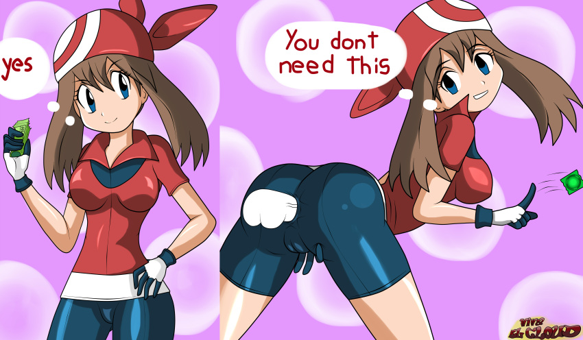 1girl anal artist_request ass haruka_(pokemon) huge_ass pokemon pokemon_(game) pokemon_rse prostitution source_request